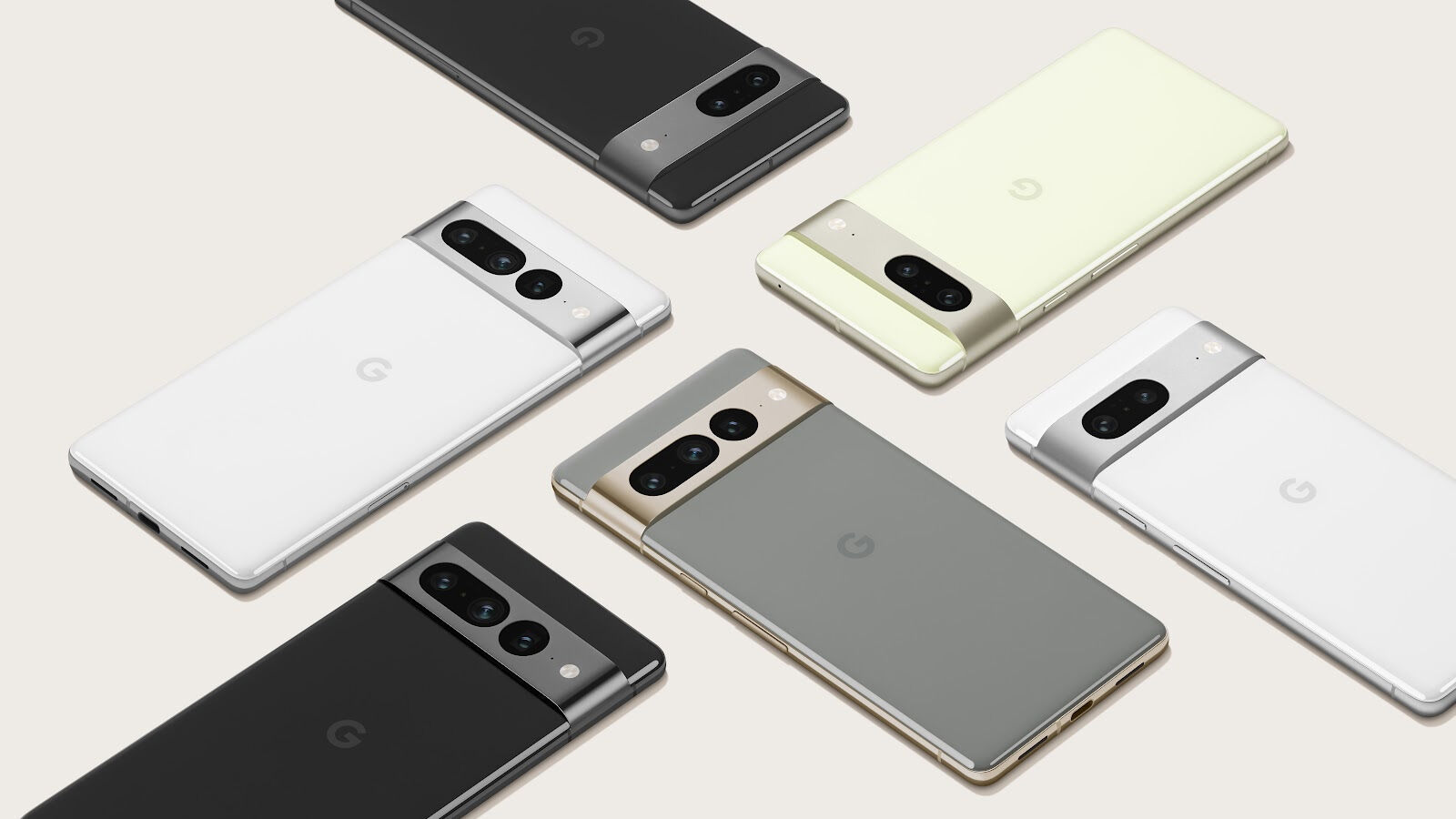 Google Pixel 7 and 7 Pro colours official image | Source: Google